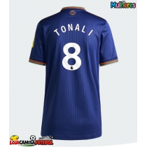 Camisa de Futebol Newcastle United Sandro Tonali #8 Equipamento Alternativo Mulheres 2025-26 Manga Curta